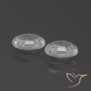2.04 ct natürliche Warmweiß Zirkon-Edelsteine, Oval, VVS