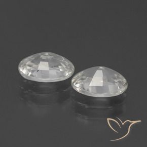 2.36 ct natürliche Weiß Zirkon-Edelsteine, Oval, VVS