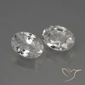 2.43 ct natürliche Warmweiß Zirkon-Edelsteine, Oval, VS