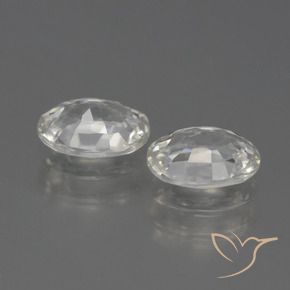 2.43 ct natürliche Warmweiß Zirkon-Edelsteine, Oval, VS