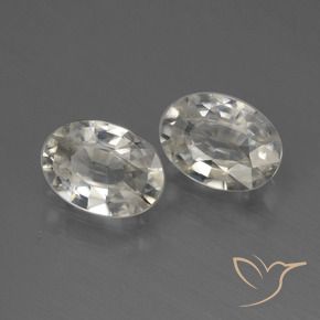 2.28 ct natürliche Warmweiß Zirkon-Edelsteine, Oval, VVS