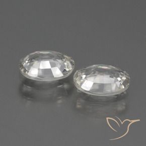2.28 ct natürliche Warmweiß Zirkon-Edelsteine, Oval, VVS