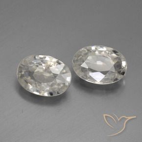 2.07 ct natürliche Warmweiß Zirkon-Edelsteine, Oval, VS