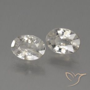2.27 ct natürliche Warmweiß Zirkon-Edelsteine, Oval, VS