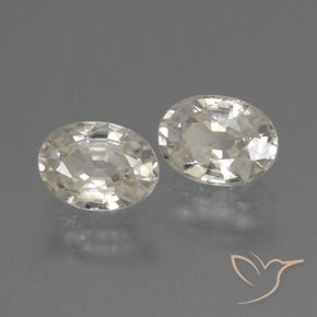 2.62 ct natürliche Warmweiß Zirkon-Edelsteine, Oval, VVS