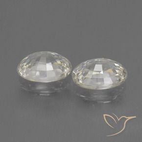 2.62 ct natürliche Warmweiß Zirkon-Edelsteine, Oval, VVS