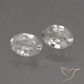 2.21 ct natürliche Klares Weiß Zirkon-Edelsteine, Oval, VVS-VS