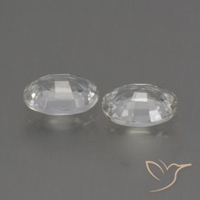 2.21 ct natürliche Klares Weiß Zirkon-Edelsteine, Oval, VVS-VS