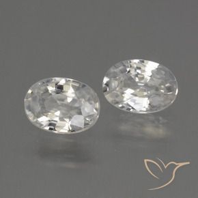 2.30 ct natürliche Warmweiß Zirkon-Edelsteine, Oval, VVS-VS
