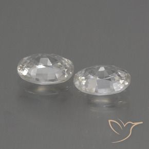 2.30 ct natürliche Warmweiß Zirkon-Edelsteine, Oval, VVS-VS