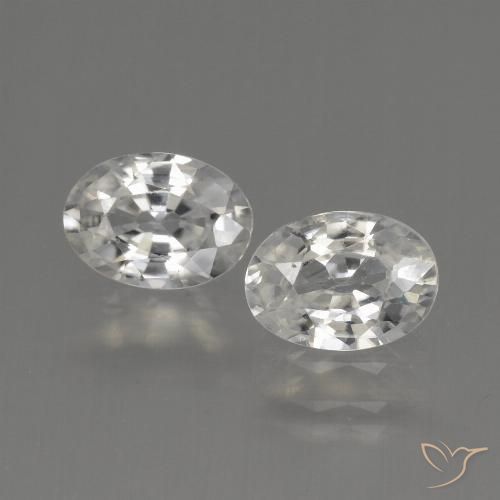 2.18ctw Natürlicher Warmweiß Zirkon, Oval, VVS-VS