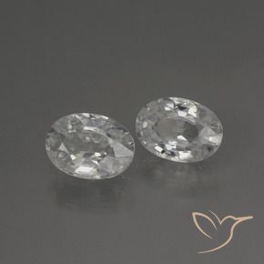 2.30 ct natürliche Weiß Zirkon-Edelsteine, Oval, VS