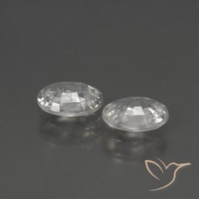 2.14 ct natürliche Klares Weiß Zirkon-Edelsteine, Oval, VS