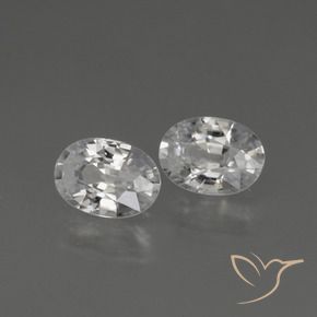 2.51 ct natürliche Klares Weiß Zirkon-Edelsteine, Oval, VS