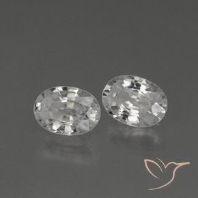 2.44 ct natürliche Klares Weiß Zirkon-Edelsteine, Oval, VS