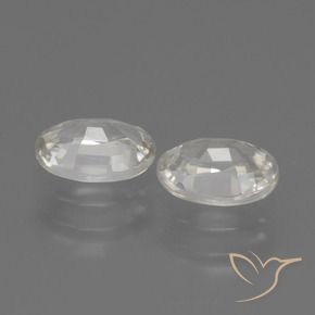 2.40 ct natürliche Warmweiß Zirkon-Edelsteine, Oval, VS
