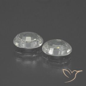 2.71 ct natürliche Weiß Zirkon-Edelsteine, Oval, VS