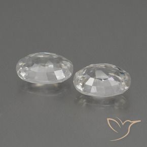 2.55 ct natürliche Warmweiß Zirkon-Edelsteine, Oval, VS