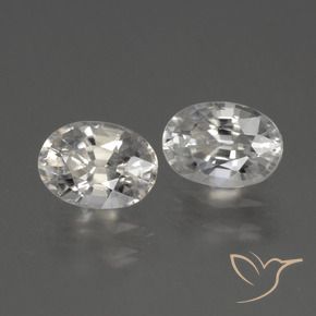 2.65 ct natürliche Warmweiß Zirkon-Edelsteine, Oval, VVS-VS