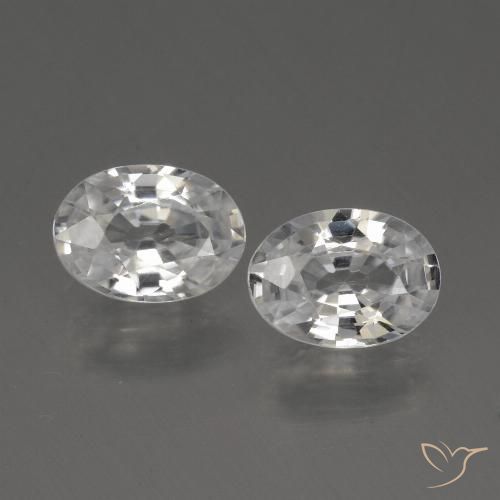 2.31ctw Natürlicher Warmweiß Zirkon, Oval, VS