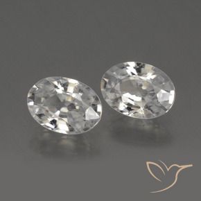 2.31 ct natürliche Warmweiß Zirkon-Edelsteine, Oval, VS