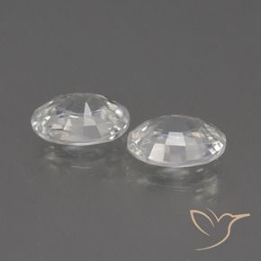 2.31 ct natürliche Warmweiß Zirkon-Edelsteine, Oval, VS