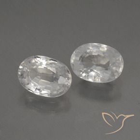 2.43 ct natürliche Warmweiß Zirkon-Edelsteine, Oval, VVS-VS