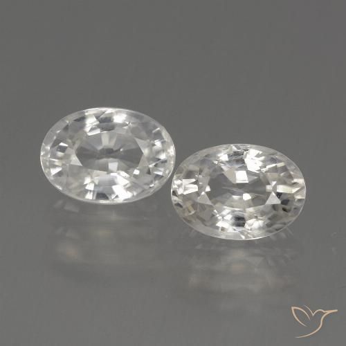 2.70ctw Natürlicher Warmweiß Zirkon, Oval, VS
