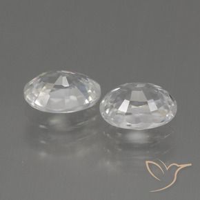 2.69 ct natürliche Warmweiß Zirkon-Edelsteine, Oval, VVS-VS