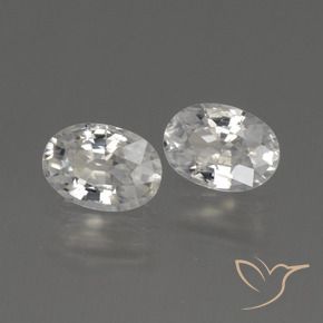 2.16 ct natürliche Warmweiß Zirkon-Edelsteine, Oval, VS