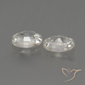 2.07 ct natürliche Warmweiß Zirkon-Edelsteine, Oval, VS