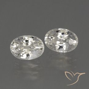 2.64 ct natürliche Warmweiß Zirkon-Edelsteine, Oval, VS