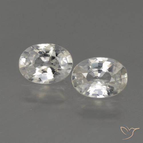 2.32ctw Natürlicher Warmweiß Zirkon, Oval, VVS-VS