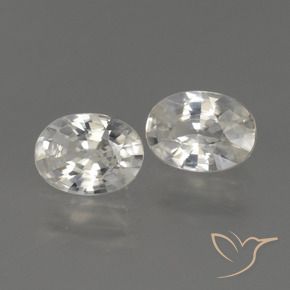 2.32 ct natürliche Warmweiß Zirkon-Edelsteine, Oval, VVS-VS