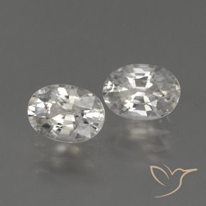 2.50 ct natürliche Warmweiß Zirkon-Edelsteine, Oval, VVS-VS