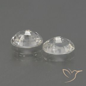 2.50 ct natürliche Warmweiß Zirkon-Edelsteine, Oval, VVS-VS