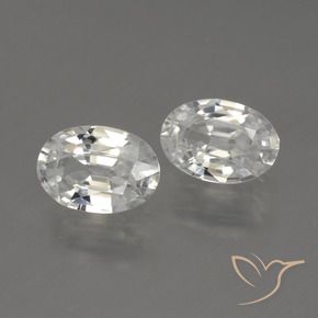 2.07 ct natürliche Warmweiß Zirkon-Edelsteine, Oval, VVS-VS