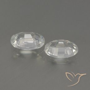 2.07 ct natürliche Warmweiß Zirkon-Edelsteine, Oval, VVS-VS