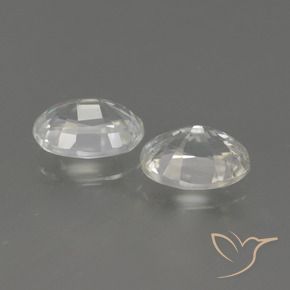 2.56 ct natürliche Warmweiß Zirkon-Edelsteine, Oval, VVS-VS