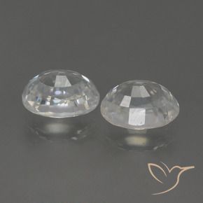 3.20 ct natürliche Warmweiß Zirkon-Edelsteine, Oval, VS