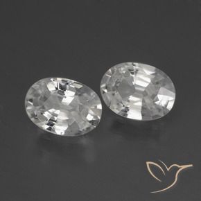 2.09 ct natürliche Warmweiß Zirkon-Edelsteine, Oval, VS