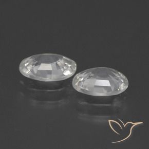 2.09 ct natürliche Warmweiß Zirkon-Edelsteine, Oval, VS