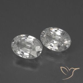 2.35 ct natürliche Warmweiß Zirkon-Edelsteine, Oval, VVS
