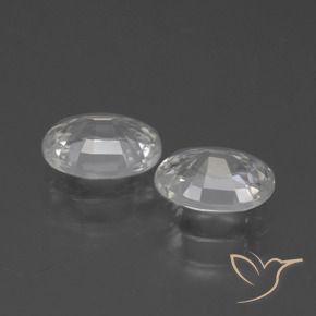 2.35 ct natürliche Warmweiß Zirkon-Edelsteine, Oval, VVS
