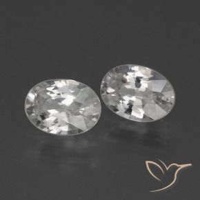 2.37 ct natürliche Warmweiß Zirkon-Edelsteine, Oval, VVS