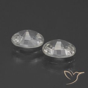 2.37 ct natürliche Warmweiß Zirkon-Edelsteine, Oval, VVS