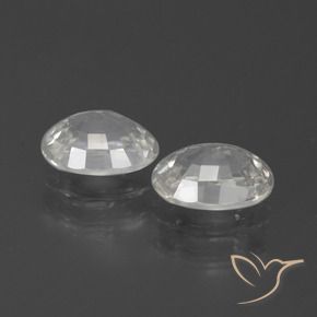 2.42 ct natürliche Weiß Zirkon-Edelsteine, Oval, VS