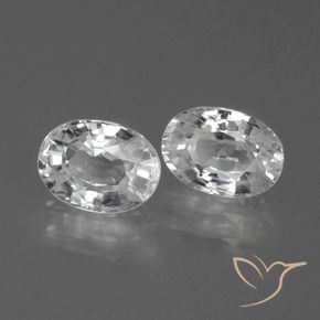 2.85 ct natürliche Klares Weiß Zirkon-Edelsteine, Oval, VVS
