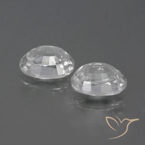 2.85 ct natürliche Klares Weiß Zirkon-Edelsteine, Oval, VVS
