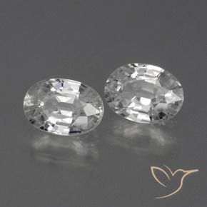 2.58 ct natürliche Klares Weiß Zirkon-Edelsteine, Oval, VS